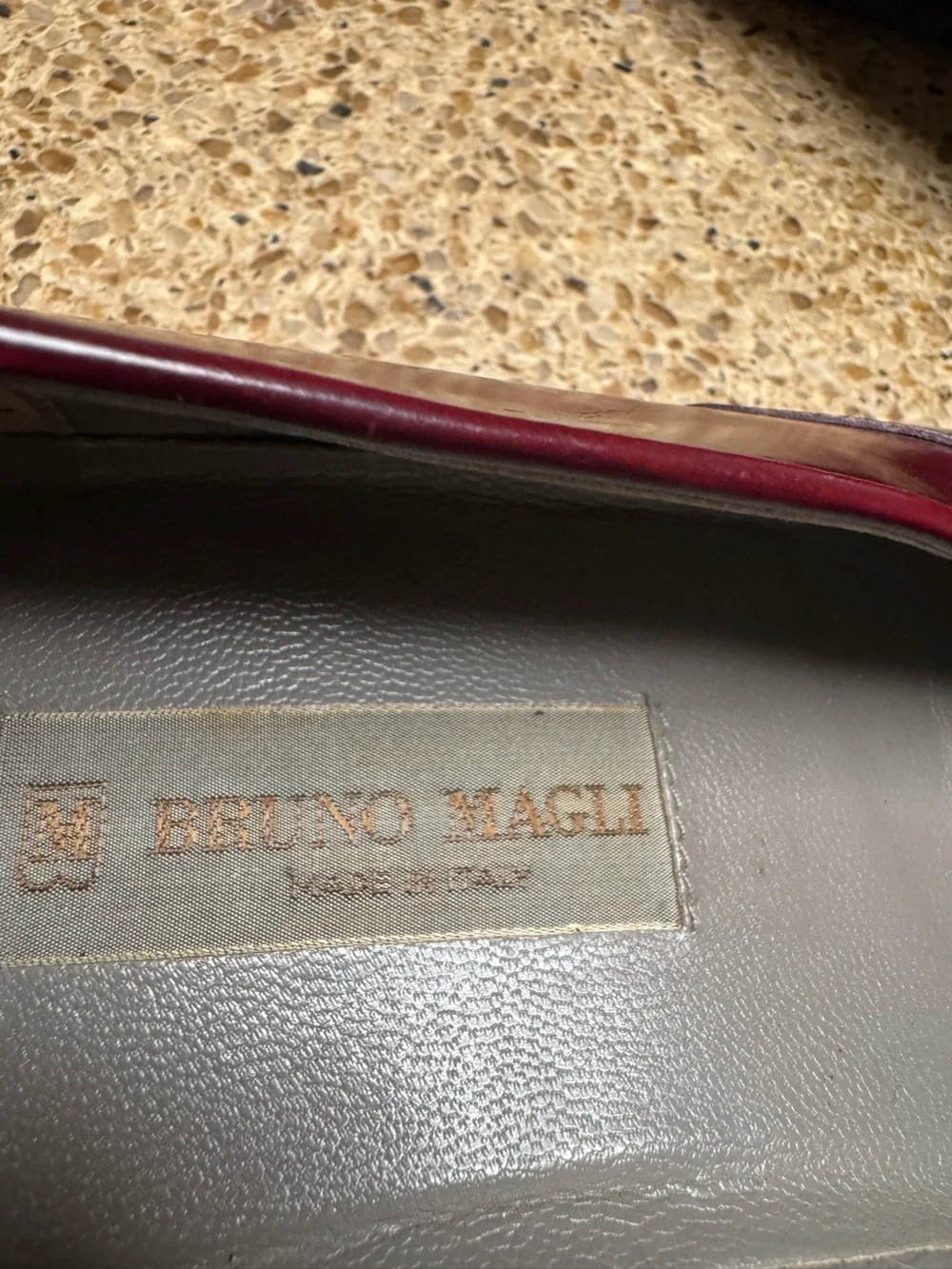 Bruno Magli Vintage Handmade Burgundy Leather Tassel Kiltie Loafers